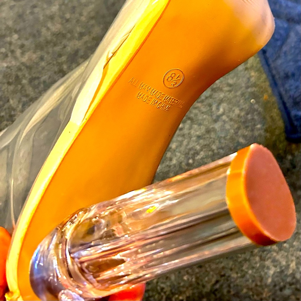 LILIANA clear thigh boots